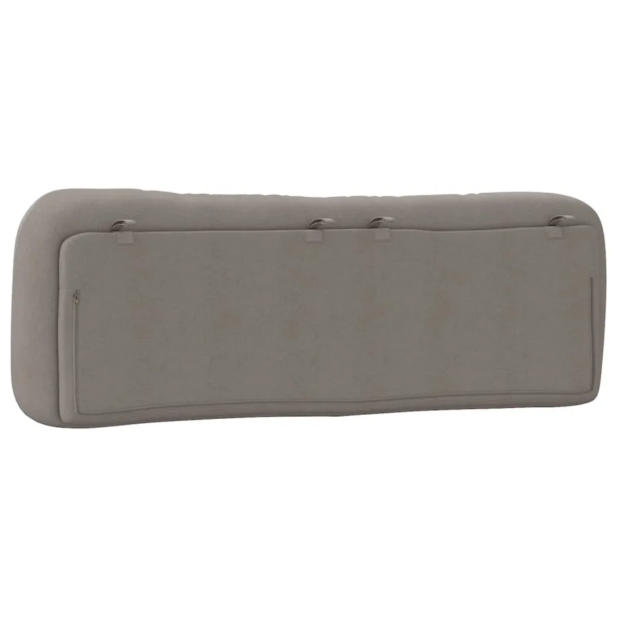 Coussin de tête de lit Hvar taupe 160 cm tissu - 7