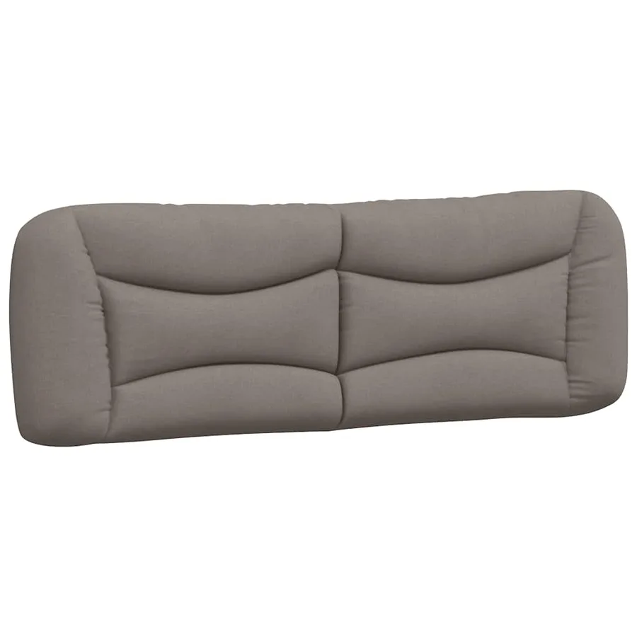 Cadre de lit sans matelas Hvar taupe 160x200 cm tissu - 8