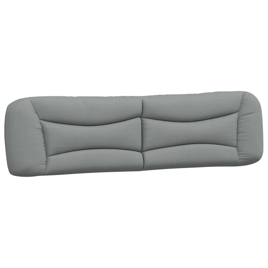 Cadre de lit avec LED sans matelas Hvar gris clair 200x200 cm tissu - 10