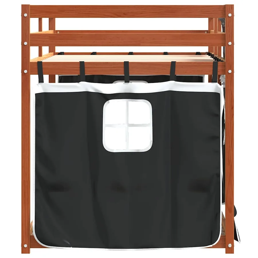 Lit superposé sans matelas 80x200 cm bois de pin massif - 6