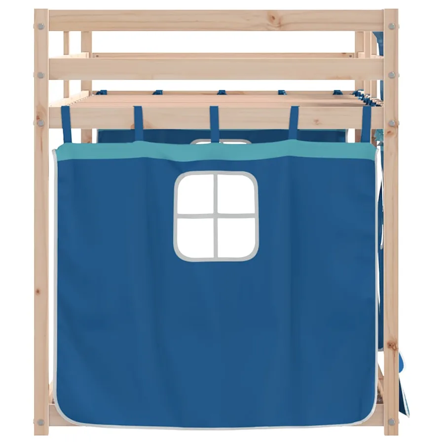 Lit superposé sans matelas 90x200 cm bois de pin massif - 6