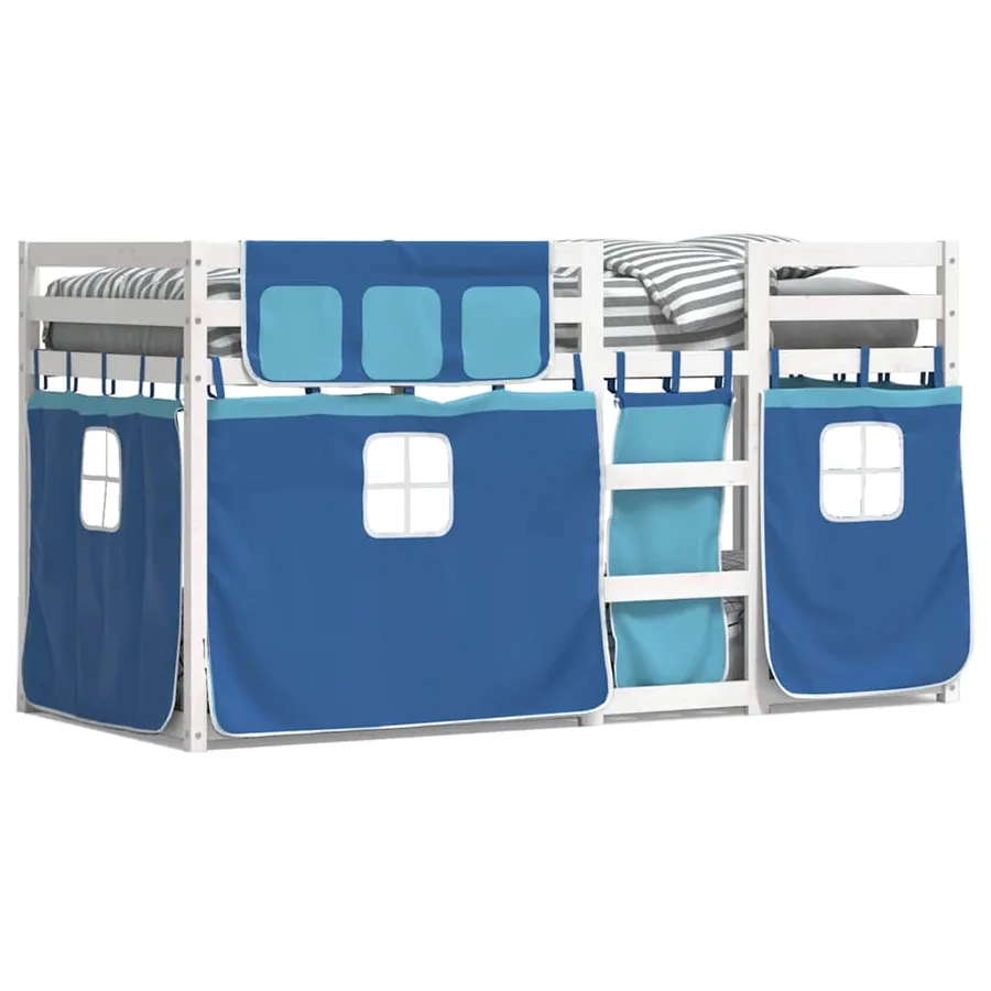 Lit superposé sans matelas 90x190 cm bois de pin massif - 2