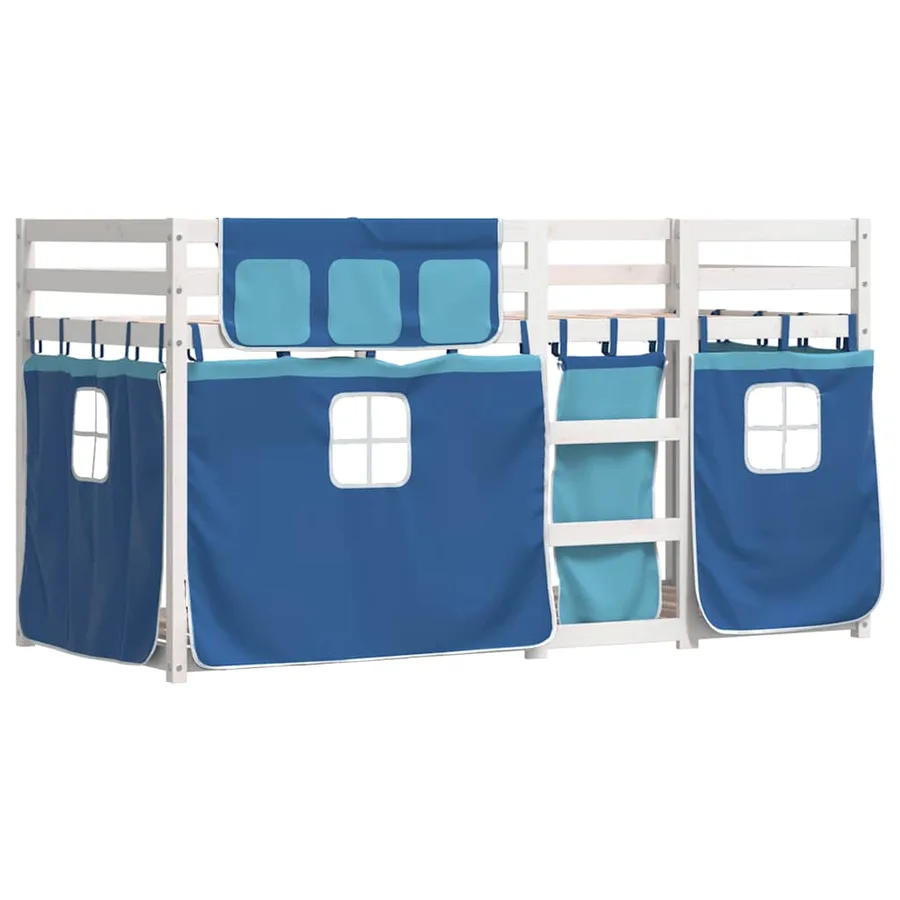 Lit superposé sans matelas 90x190 cm bois de pin massif - 3