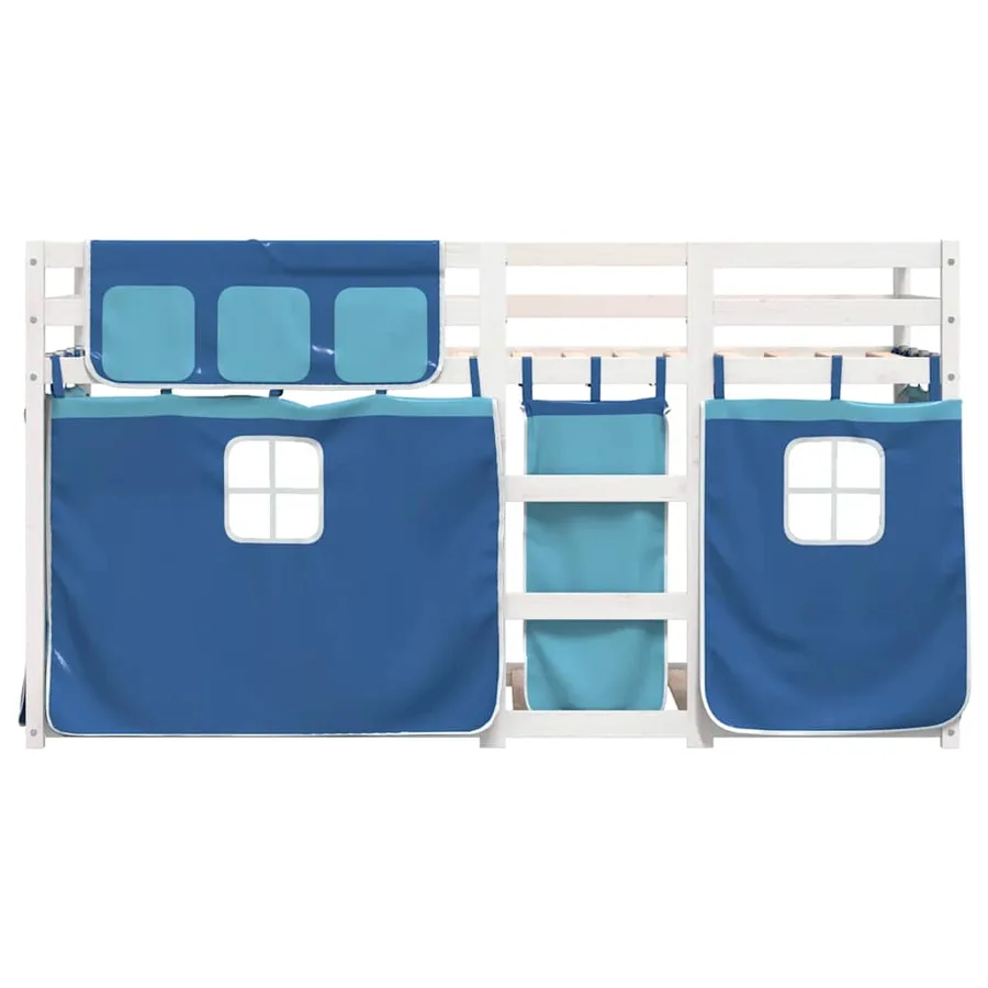 Lit superposé sans matelas 90x190 cm bois de pin massif - 5