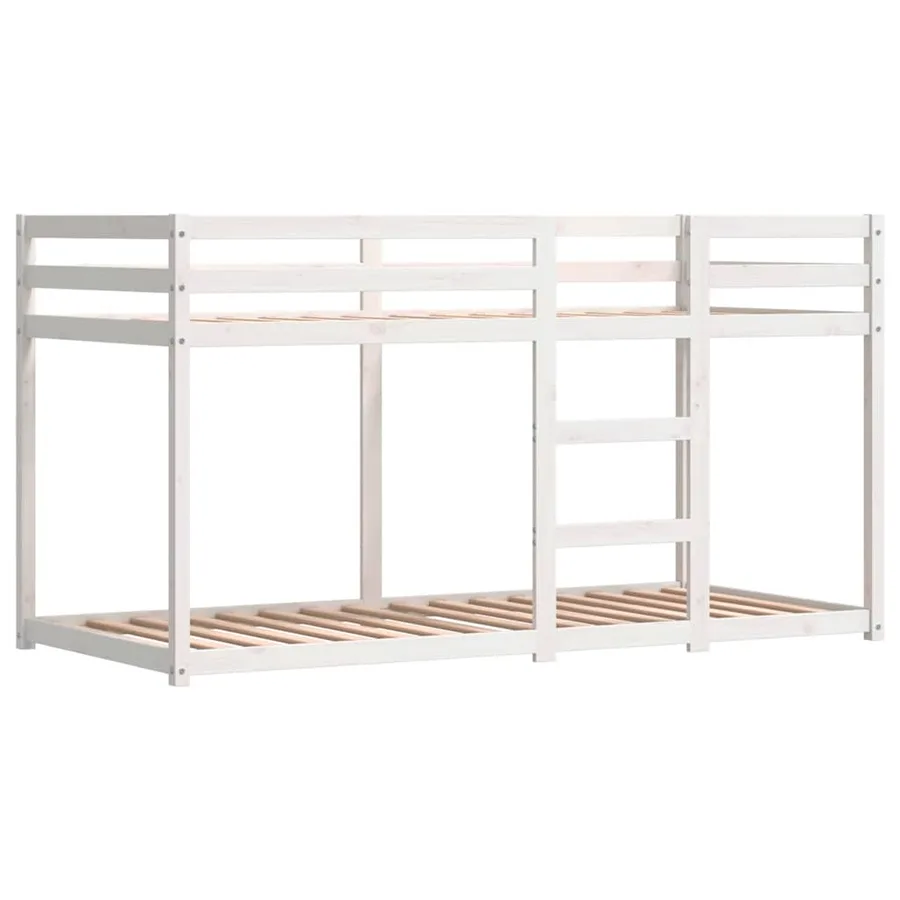 Lit superposé sans matelas 90x190 cm bois de pin massif - 8