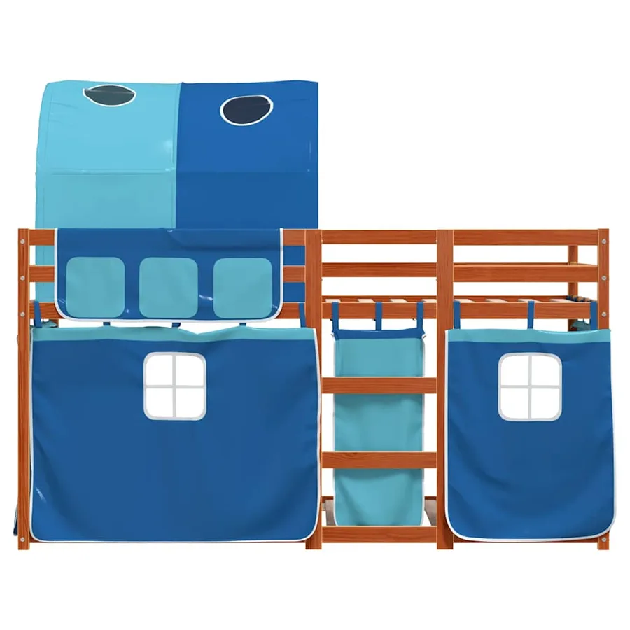 Lit superposé sans matelas 90x190 cm bois de pin massif - 5