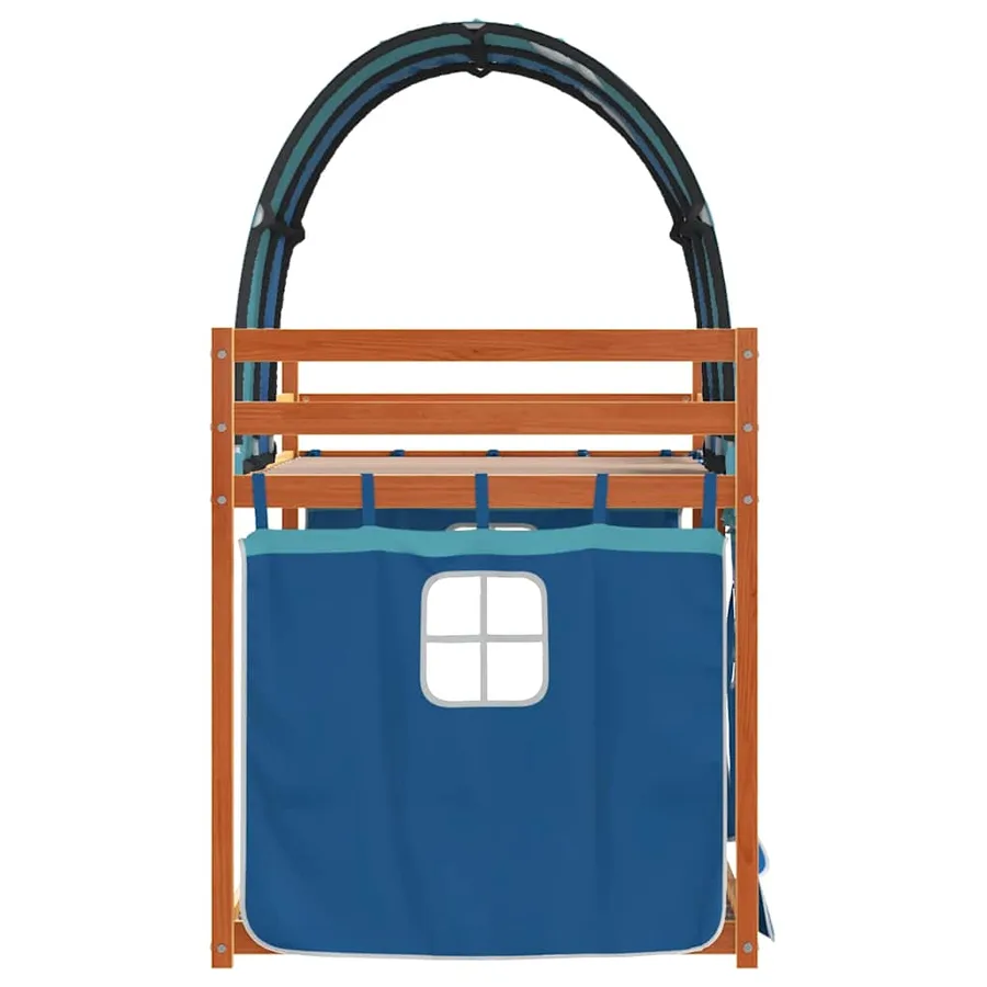 Lit superposé sans matelas 90x190 cm bois de pin massif - 6