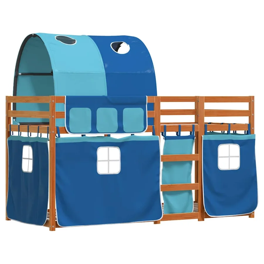 Lit superposé sans matelas 90x200 cm bois de pin massif - 3