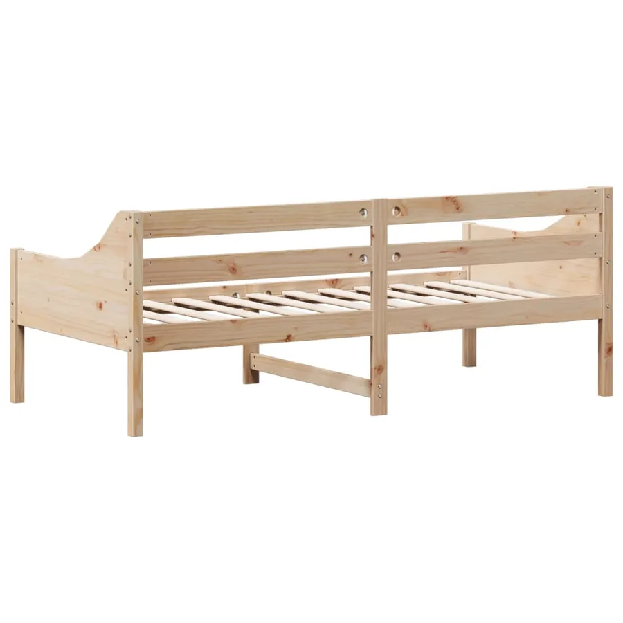 Lit de jour sans matelas 90x190 cm bois de pin massif - 6