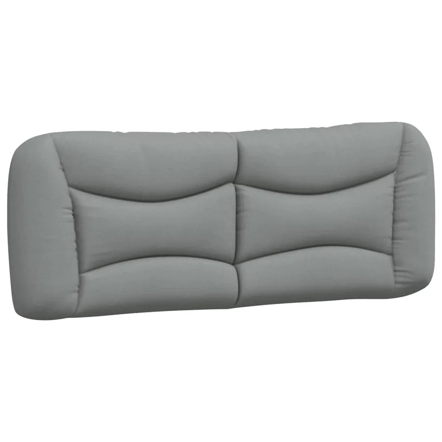 Lit avec matelas Hvar gris clair 180x200 cm tissu - 5