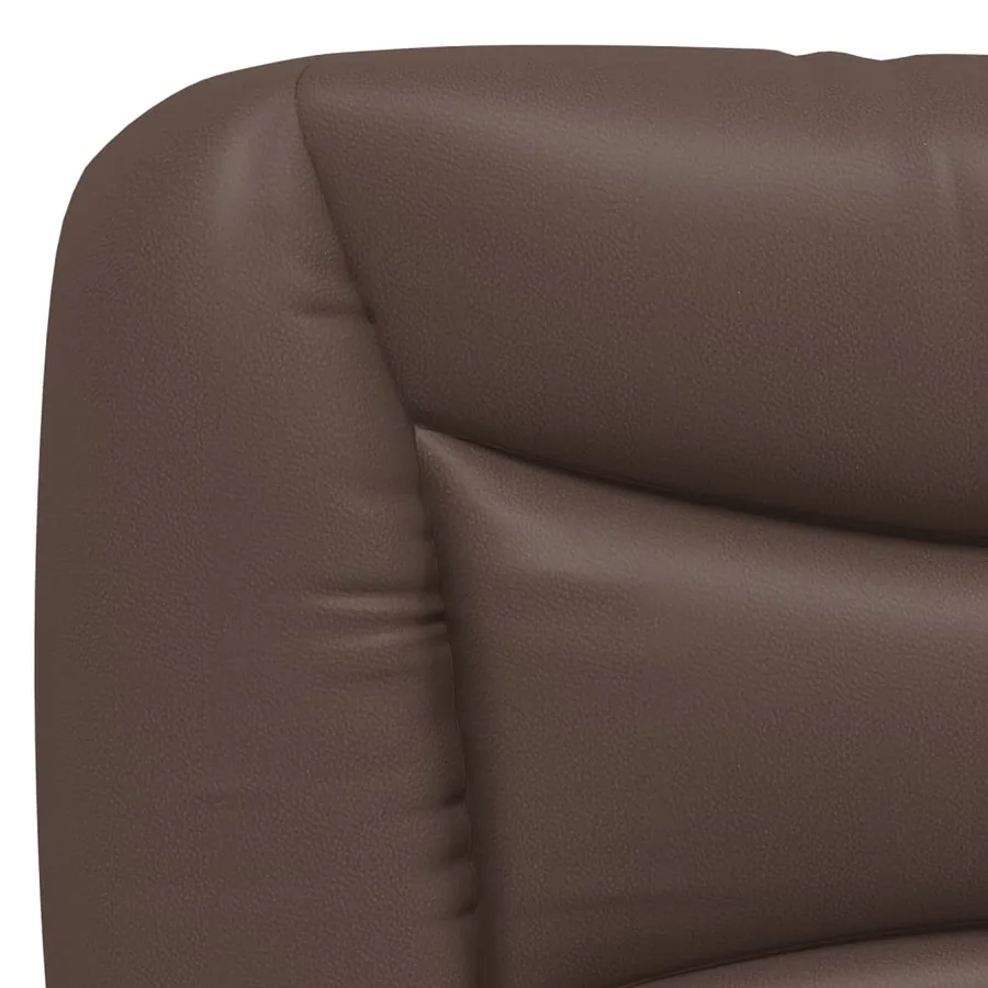 Lit avec matelas Hvar marron 180x200 cm similicuir - 6