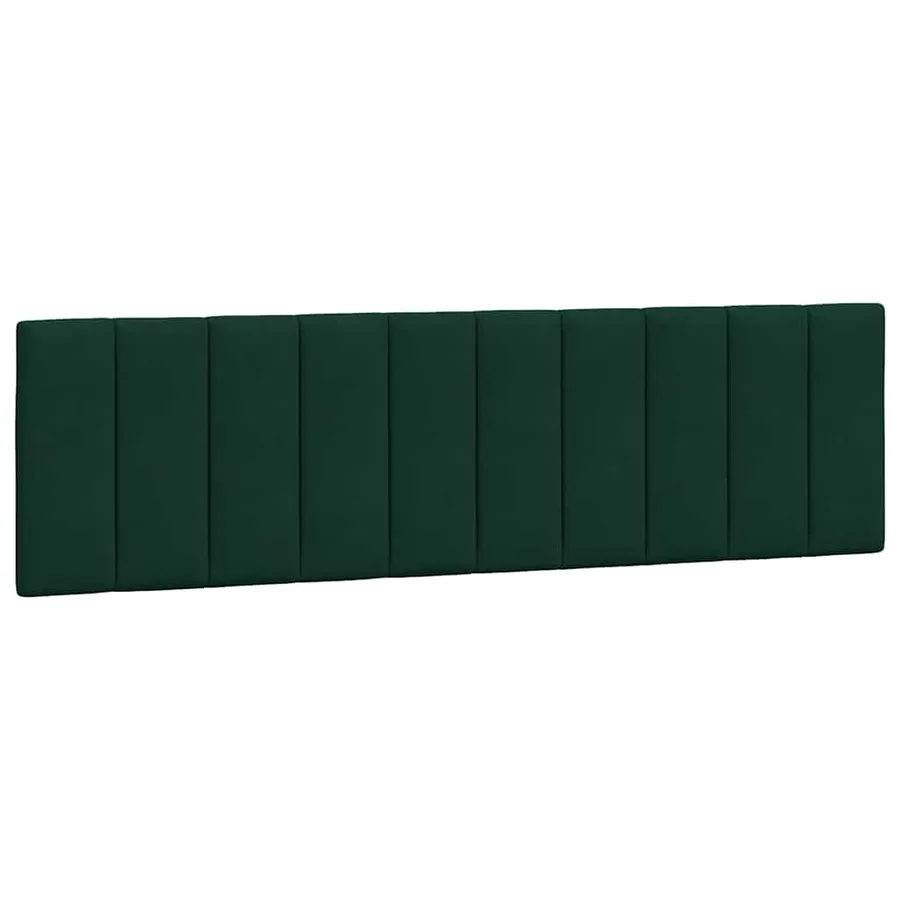 Cadre de lit sans matelas Hanko vert foncé 180x200 cm velours - 8