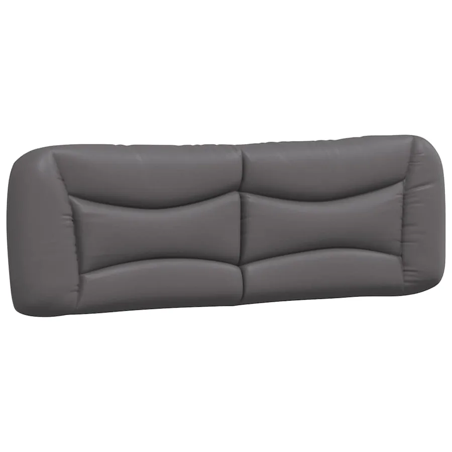 Cadre de lit sans matelas Hvar gris 160x200 cm similicuir - 8