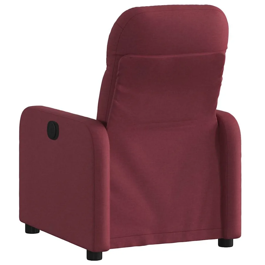 Fauteuil inclinable Rouge bordeaux Tissu - 3
