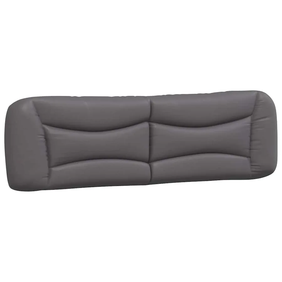 Cadre de lit sans matelas Hvar gris 180x200 cm similicuir - 8
