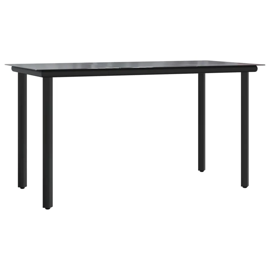 Ensemble à manger de jardin et coussins 9 pcs marron poly rotin - 3