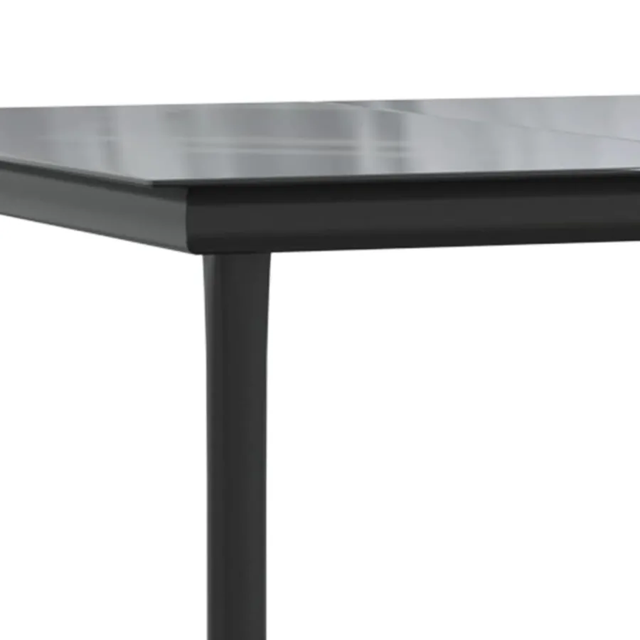 Ensemble à manger de jardin et coussins 7 pcs gris rotin - 8
