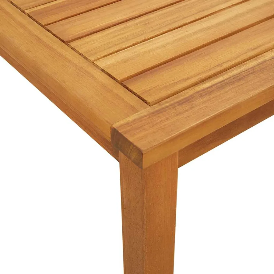 Ensemble de bistro 3 pcs beige résine tressée et bois d'acacia - 9