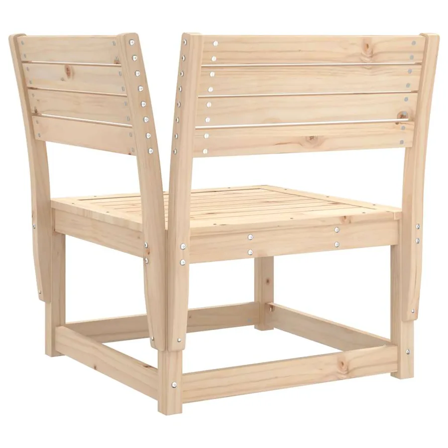 Salon de jardin 6 pcs bois de pin massif - 5