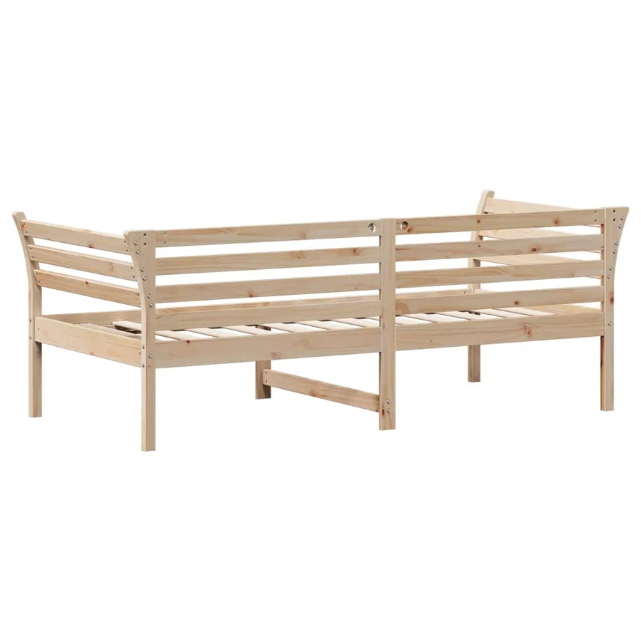 Lit de jour sans matelas 90x190 cm bois de pin massif - 6