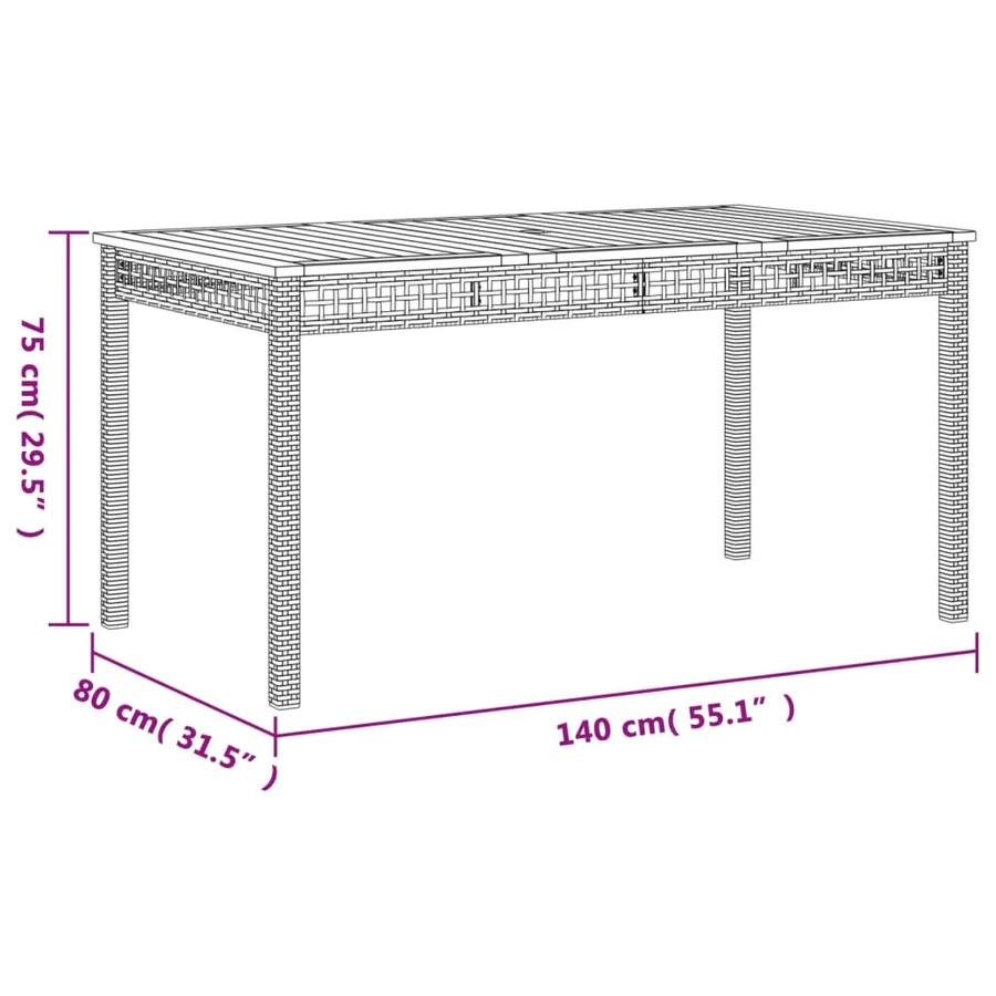 Ensemble à manger de jardin avec coussins 3 pcs Noir - 7