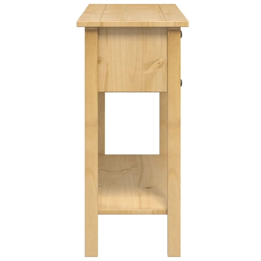 Table console « Corona » 114 x 34,5 x 73 cm Bois de pin massif - 5