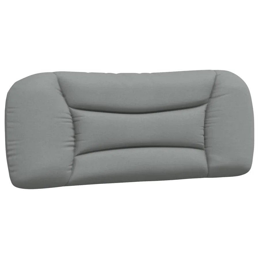Cadre de lit avec LED sans matelas Hvar gris clair 100x200 cm tissu - 10