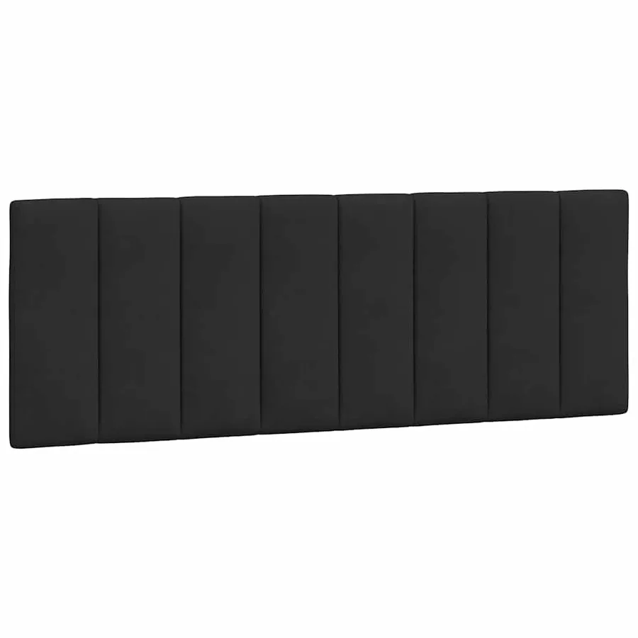 Cadre de lit sans matelas Hanko noir 120x200 cm velours - 8