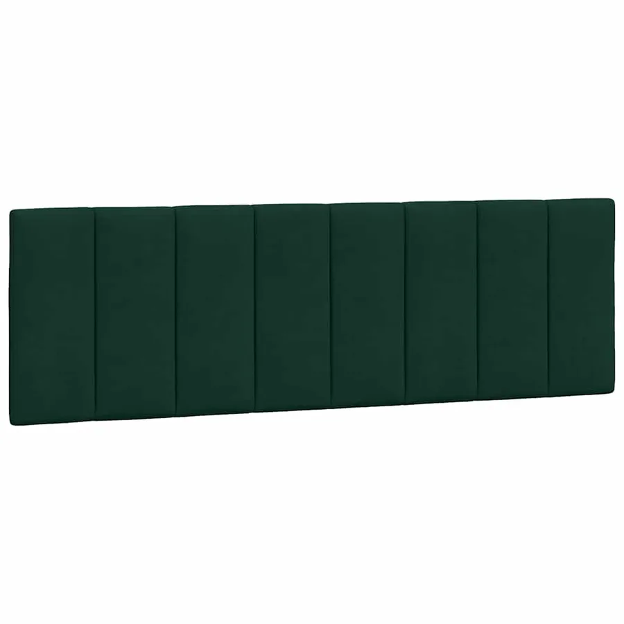 Cadre de lit avec LED sans matelas Hanko vert foncé 160x200 cm velours - 10
