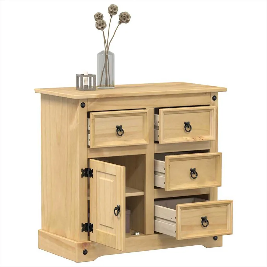 Buffet Corona 80x40x75 cm bois massif de pin