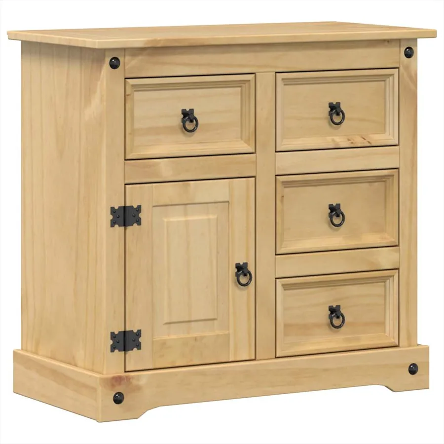 Buffet Corona 80x40x75 cm bois massif de pin - 2