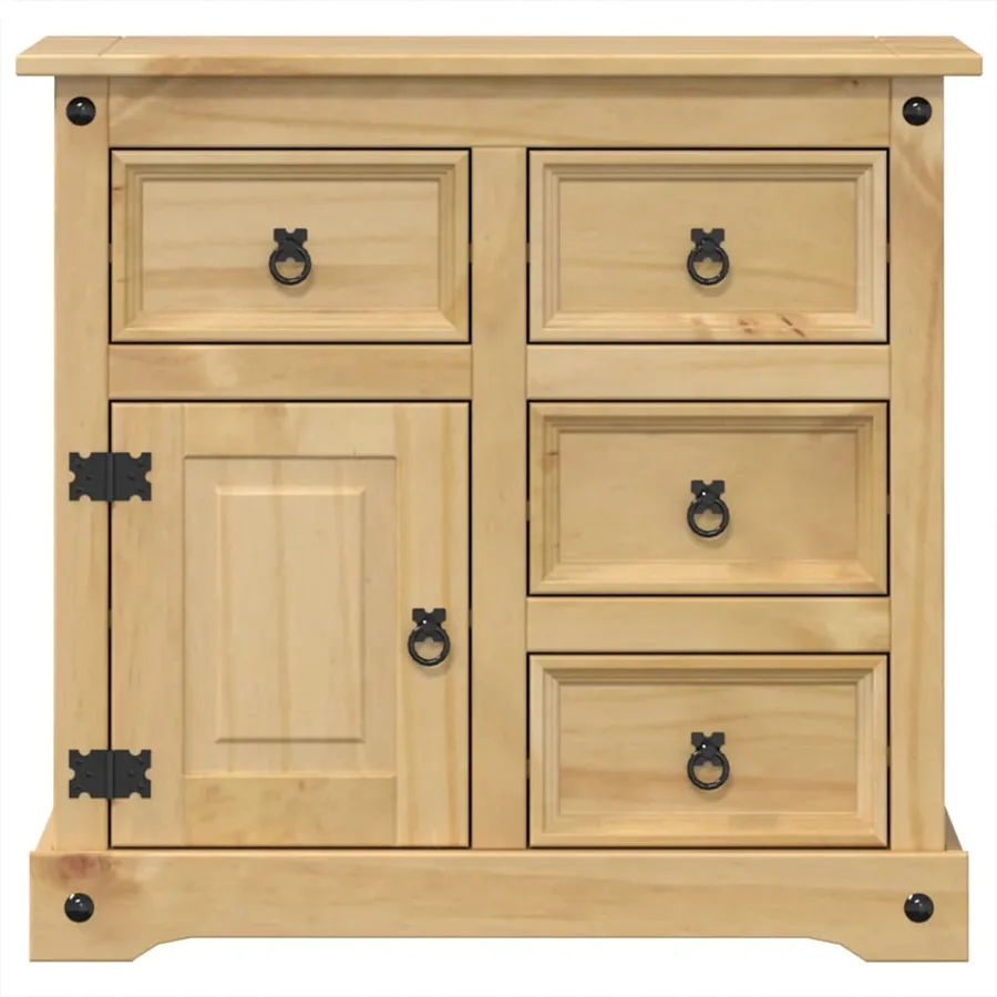 Buffet Corona 80x40x75 cm bois massif de pin - 4