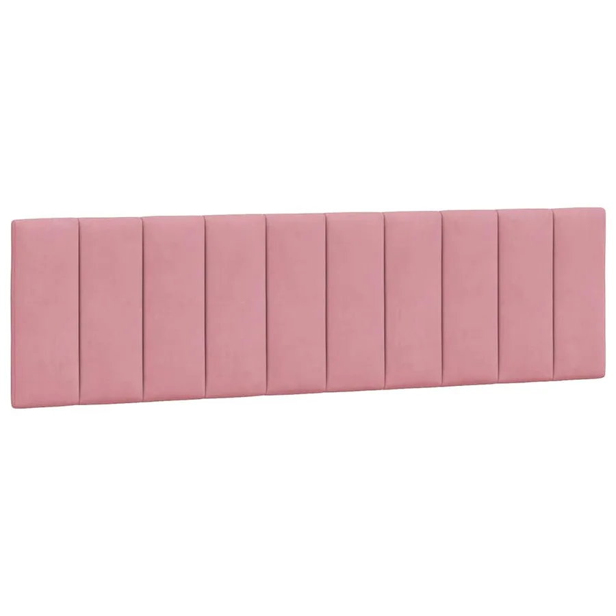Cadre de lit sans matelas Hanko rose 180x200 cm velours - 8
