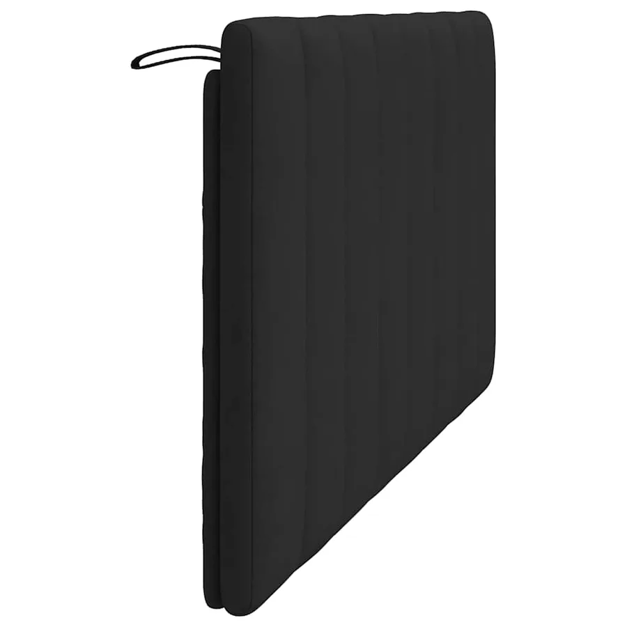 Coussin de tête de lit Hanko noir 160 cm velours - 6