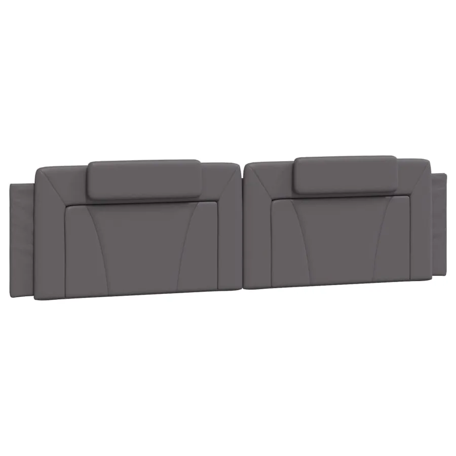 Cadre de lit Viana avec LED sans matelas gris 200x200 cm - 7