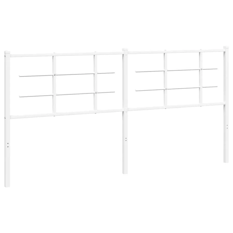 Tête de lit de remplacement métal blanc 180 cm - 2