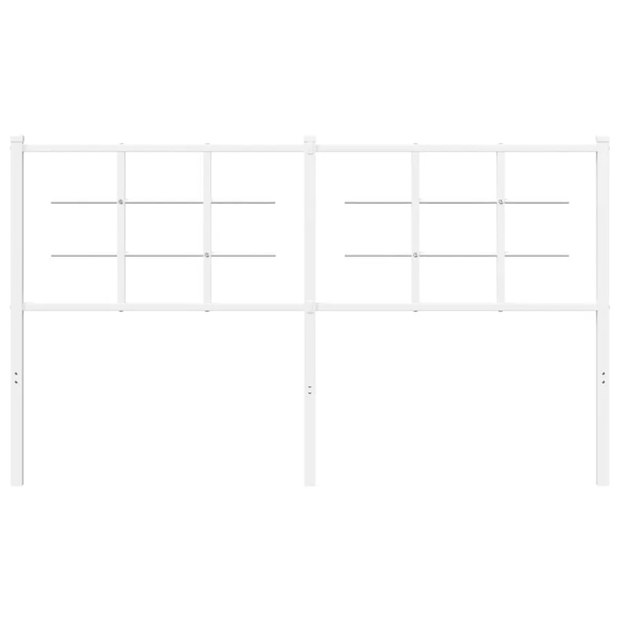 Tête de lit de remplacement métal blanc 150 cm - 3