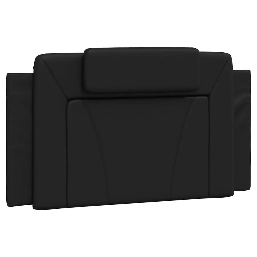 Lit Viana avec matelas noir 100x200 cm similicuir - 5