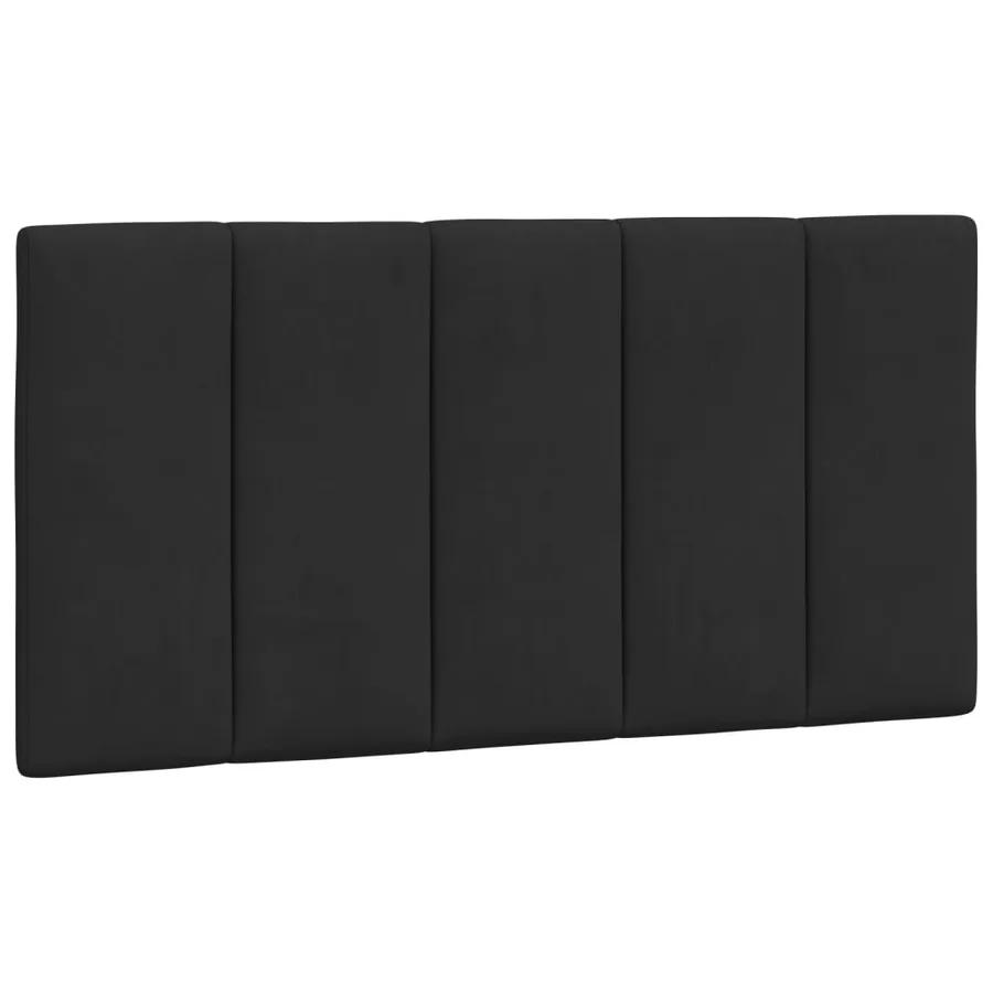 Cadre de lit avec LED sans matelas Hanko noir 100x200 cm velours - 10