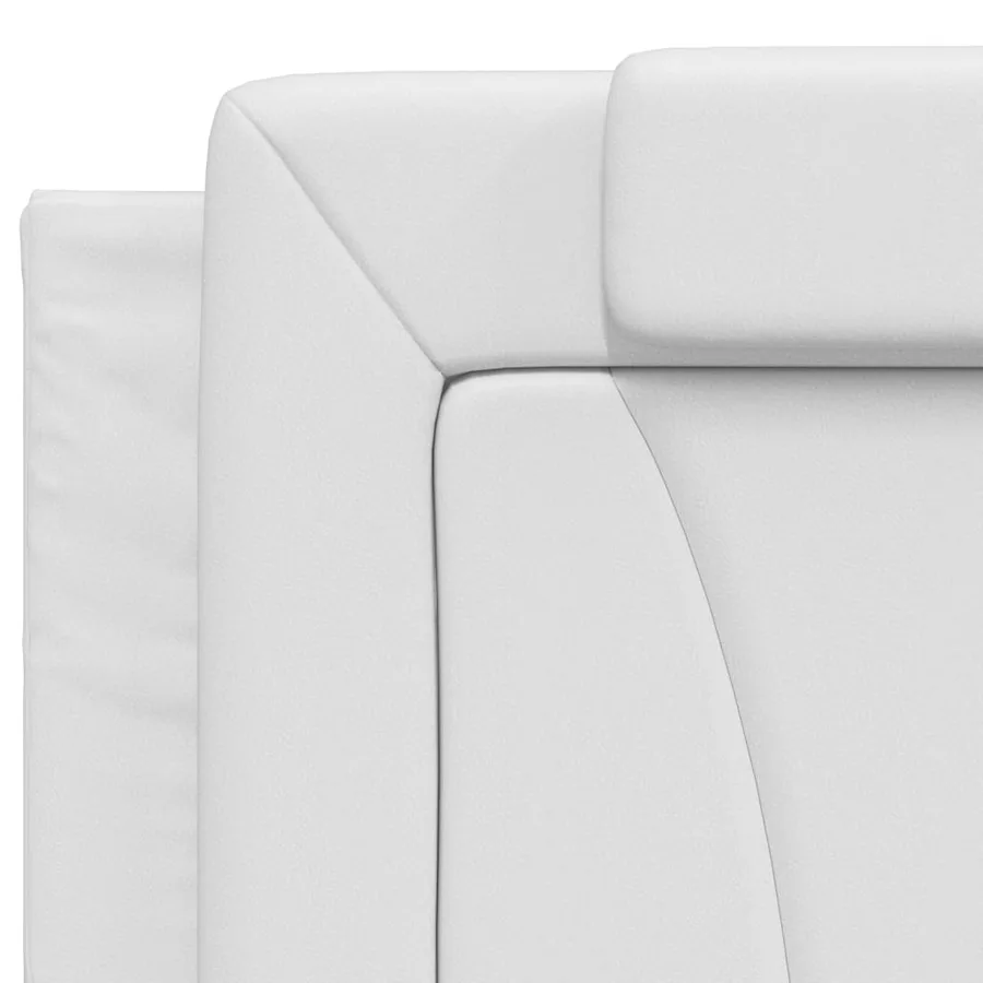 Cadre de lit Viana avec LED sans matelas blanc 200x200 cm - 11