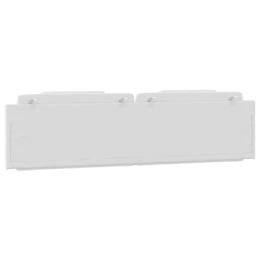 Coussin de tête de lit Viana blanc 200 cm similicuir - 7