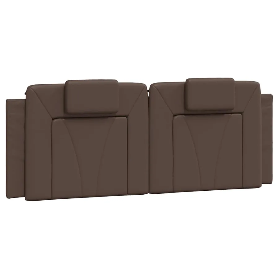 Cadre de lit Viana sans matelas marron 120x200 cm similicuir - 8
