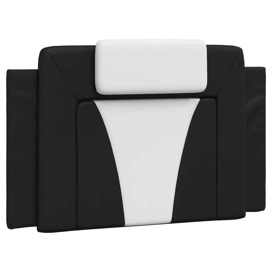 Cadre de lit Viana avec LED sans matelas noir et blanc 80x200 cm - 7