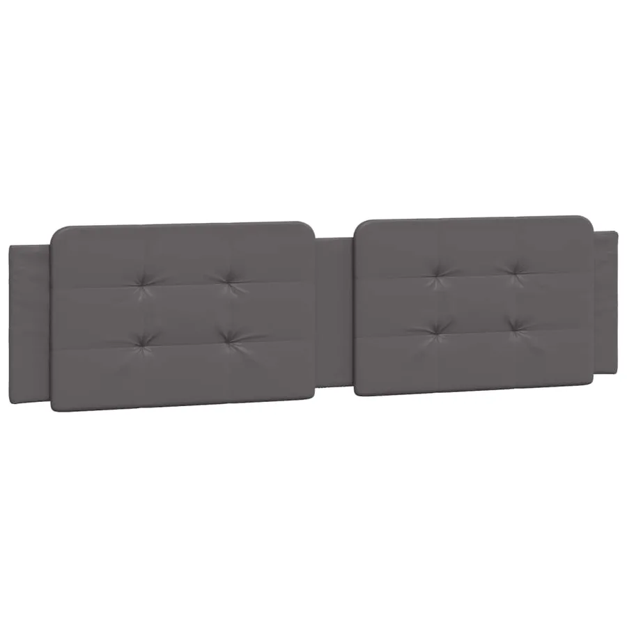 Cadre de lit avec LED sans matelas Zadar gris 200x200 cm - 10