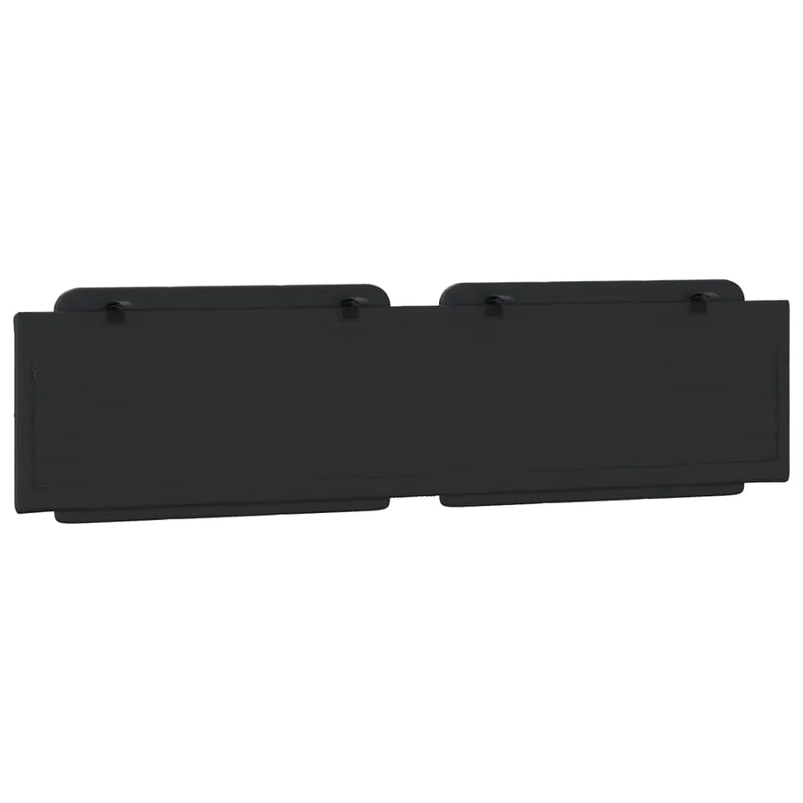 Coussin de tête de lit Zadar noir 200 cm similicuir - 6