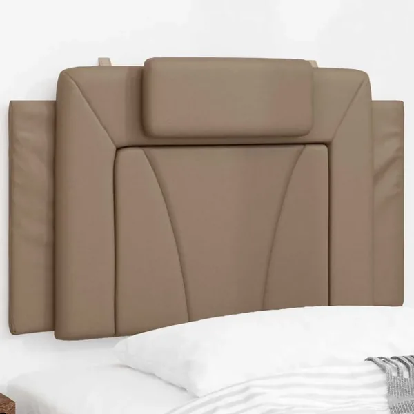 Coussin de tête de lit Viana cappuccino 80 cm similicuir