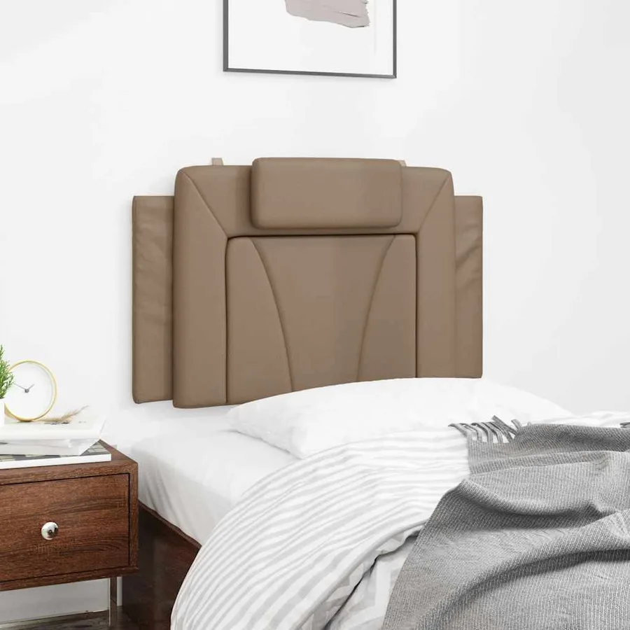 Coussin de tête de lit Viana cappuccino 80 cm similicuir - 3