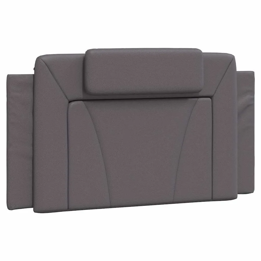 Cadre de lit Viana sans matelas gris 100x200 cm similicuir - 8