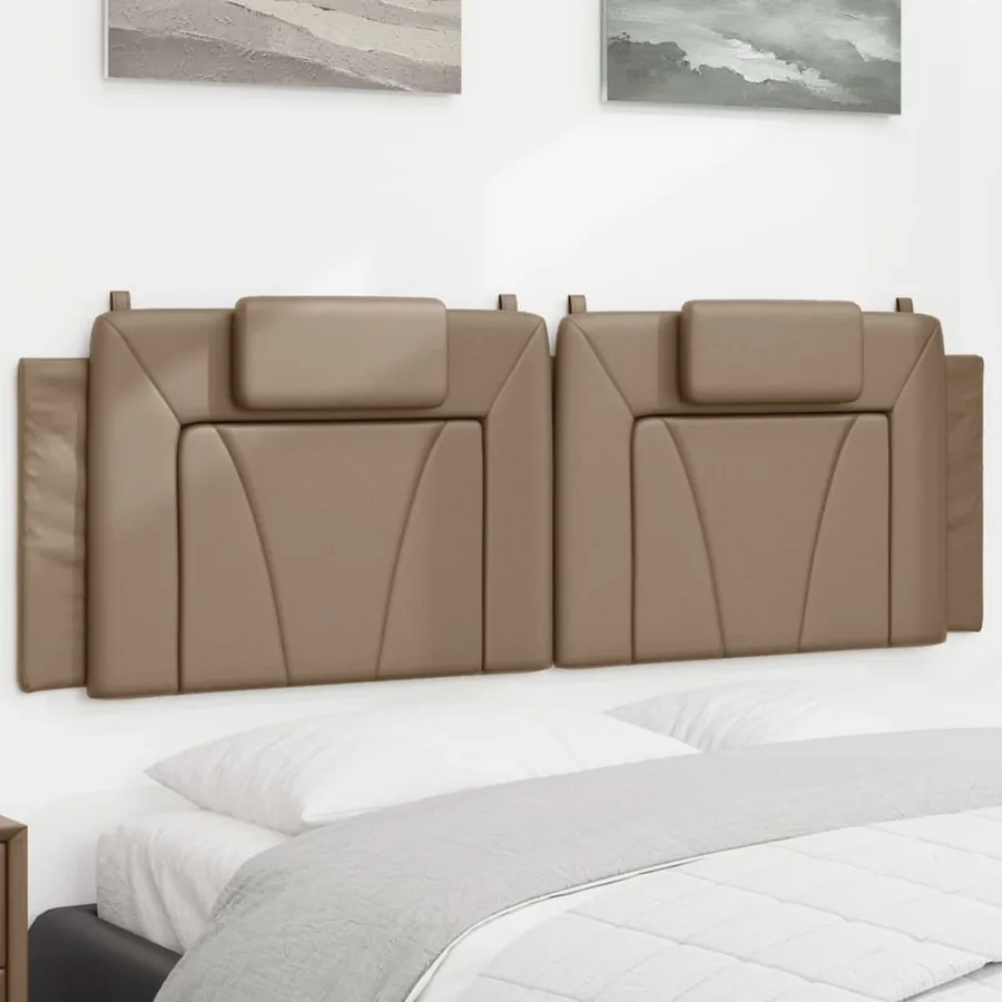 Coussin de tête de lit Viana cappuccino 160 cm similicuir