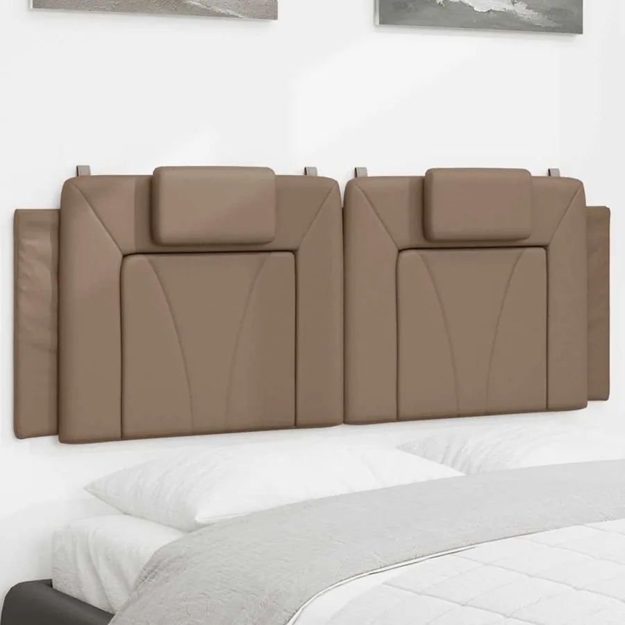 Coussin de tête de lit Viana cappuccino 120 cm similicuir